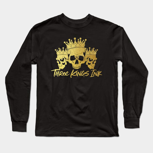 Three Kings Ink Long Sleeve T-Shirt by Kate Stacy